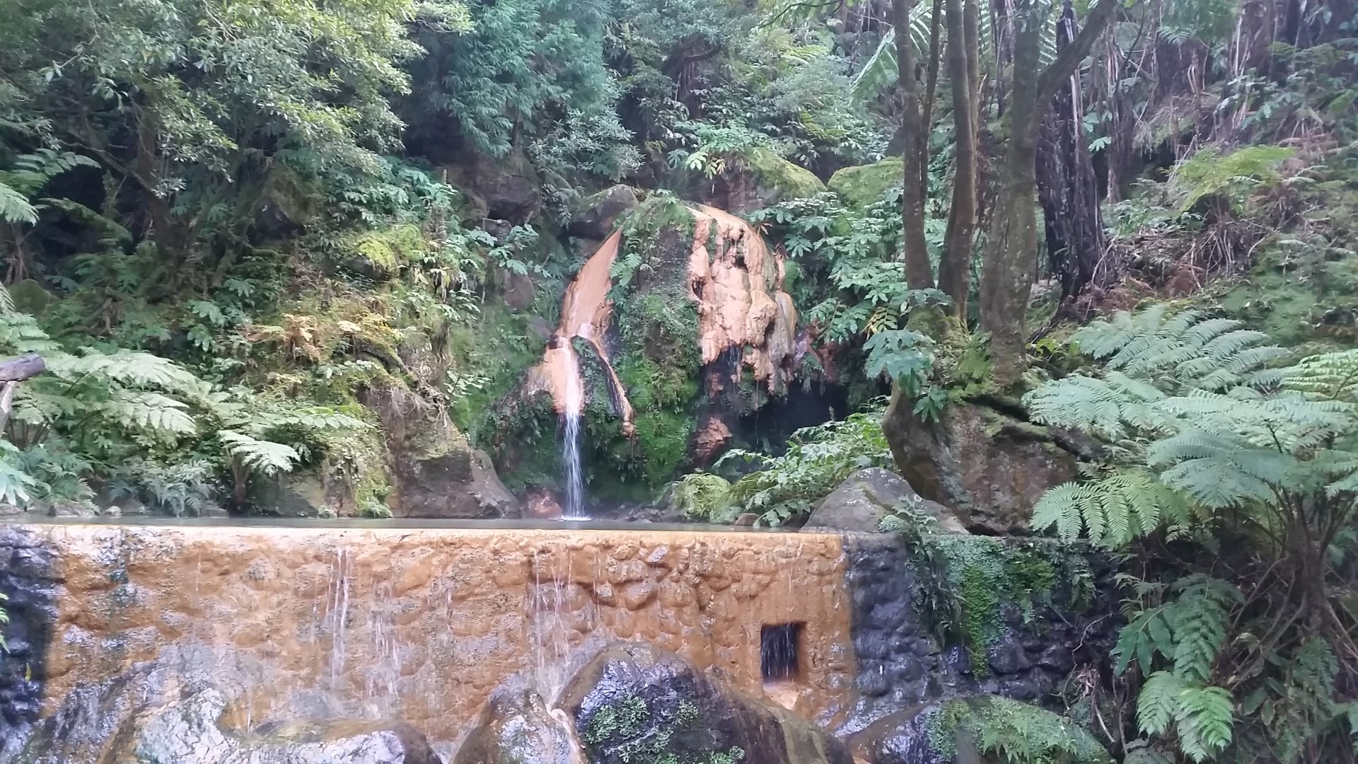 Caldeira Velha Park (warm waterfall and hot thermal pool)
