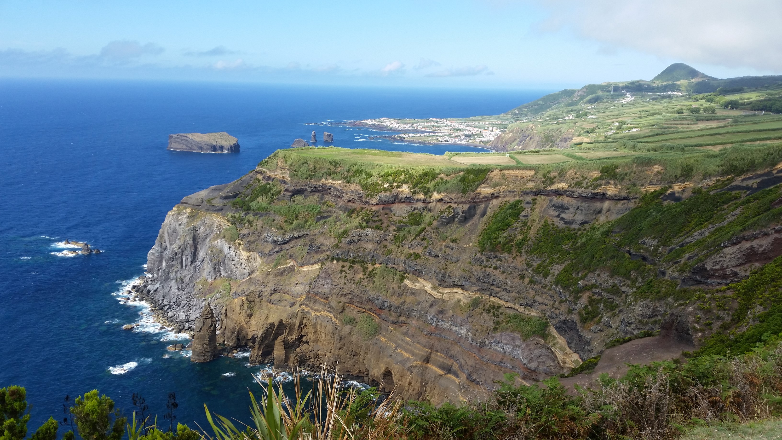 Ponta de Escalvado view to see the West coast & Mosteiros village