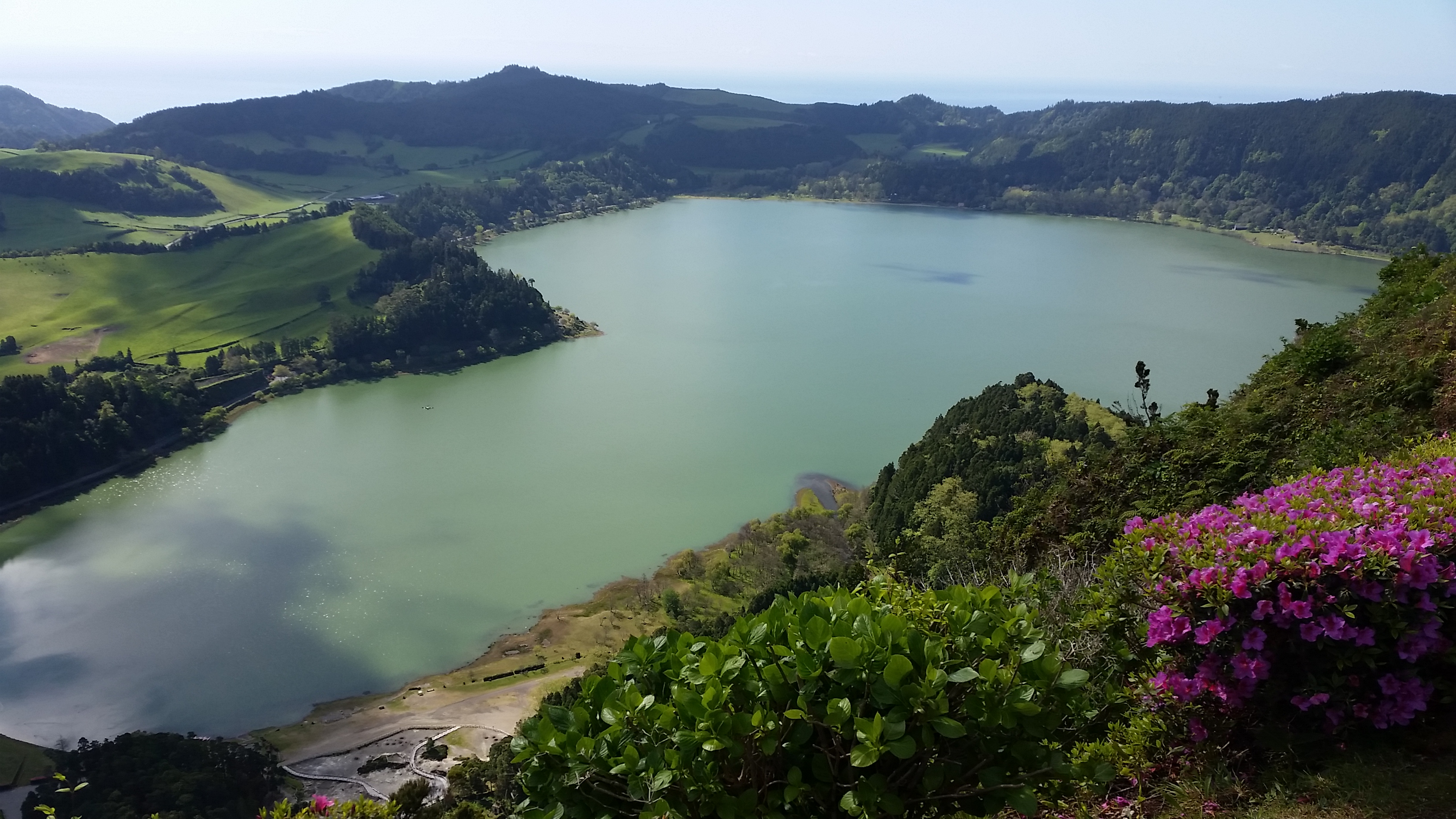 Lagoa da Furnas, vista do Pico do Ferro