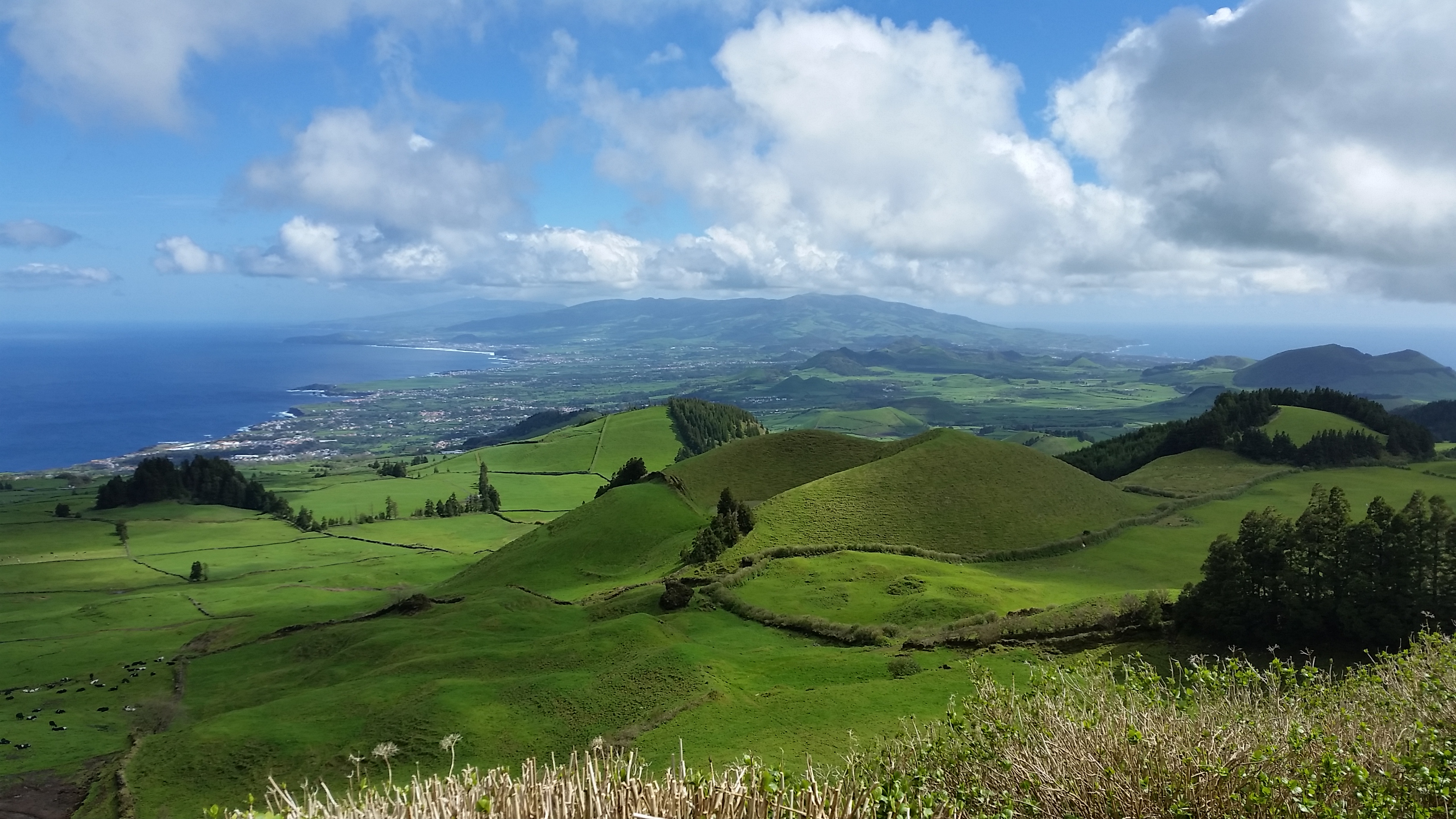 Miradouro do Pico Carvão, vista da ilha de São Miguel