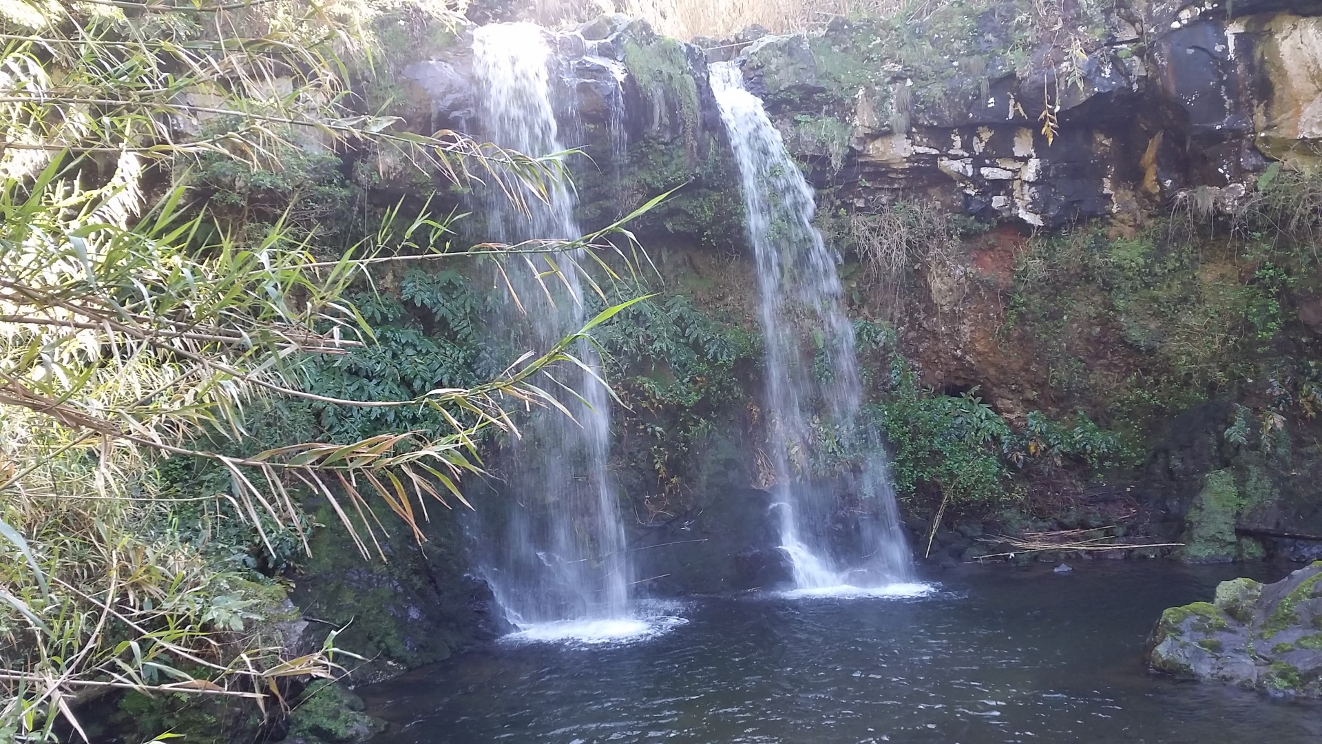 Cascadas n durante el recorrido